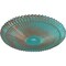 Ekena Millwork Shakuras Ceiling Medallion (Fits Canopies up to 5"), Hand-Painted Copper Green Patina, 24"OD x 3"P CM24SHCGS - alternate 2